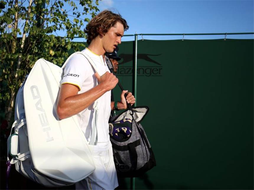 "Keine Lust mehr zu lernen": Genervter Zverev will mehr Alexander Zverev ist in Wimbledon im Achtelfinale ausgeschieden. Foto: Steven Paston
