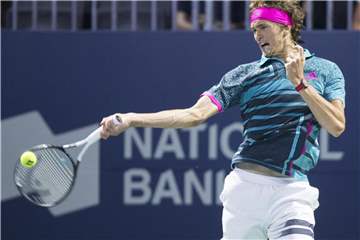 Alexander Zverev steht in Toronto im Viertelfinale. Foto: Zou Zheng/XinHua