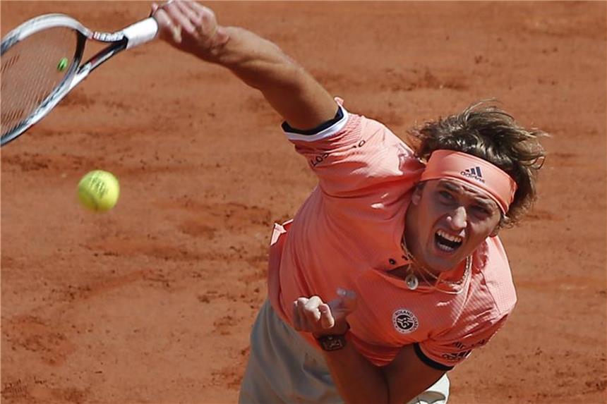 Wieder Zverev vs. Thiem: Zukunftsduell im Viertelfinale Alexander Zverev trifft bei den French Open im Viertelfinale auf Dominic Thiem. Foto: Michel Euler