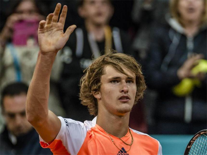 Viertelfinal-Aus für Alexander Zverev in Madrid Alexander Zverev unterlag in Madrid dem Uruguayer Pablo Cuevas. Foto: Matthias Oesterle
