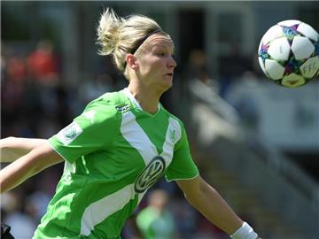 Alexandra Popp brachte den VfL Wolfsburg auf die Siegerstraße. Foto: Arne Dedert