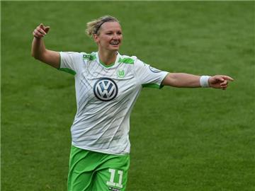 Alexandra Popp traf für die Wolfsburgerinnen. Foto: Carmen Jaspersen
