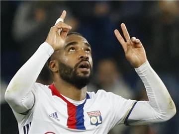 Alexandre Lacazette unterzeichnete beim FC Arsenal einen langfristigen Vertrag. Foto: Laurent Cipriani
