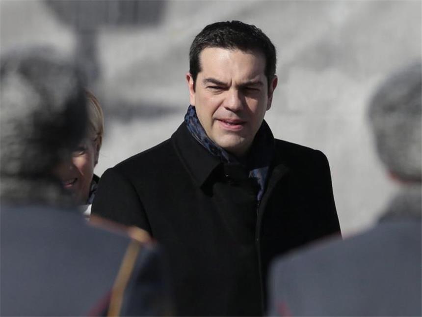 Putin stellt Athen Millionen durch Gas-Deal in Aussicht Alexis Tsipras bekräftigt in Moskau seine Kritik an den im Ukraine-Konflikt verhängten Sanktionen der EU gegen Russland. Foto: Ivan Sekretarev/Pool