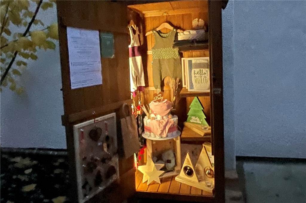 Von Windeltorte bis Weihnachtsdeko – Selbstbedienungsschrank öffnet Selbstbedienungsschränkchen