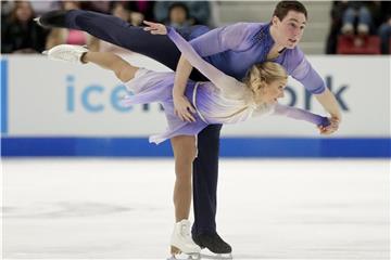 Aljona Savchenko und Bruno Massot siegten in Lake Placid. Foto: Julie Jacobson