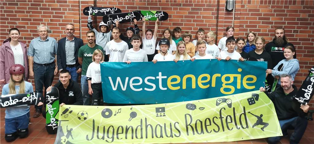 Skateboard-Workshop ging in die fünfte Runde Alle Beteiligten freuten sich auf zwei Tage Action für die Kinder und Jugendlichen in Raesfeld.