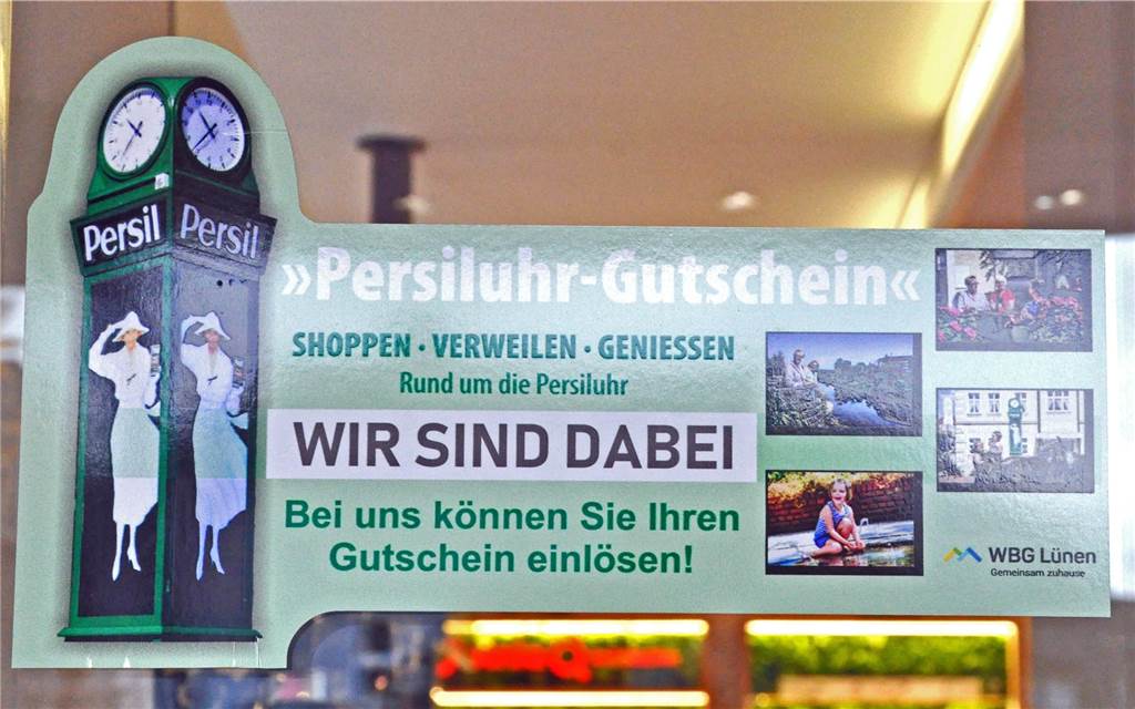 Alle Geschäfte mit diesem Aufkleber im Schaufenster sind bei der Aktion dabei.