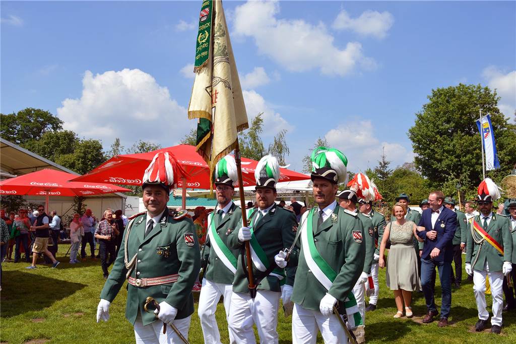 Sternmarsch Jubiläumsschützenfest Wehr