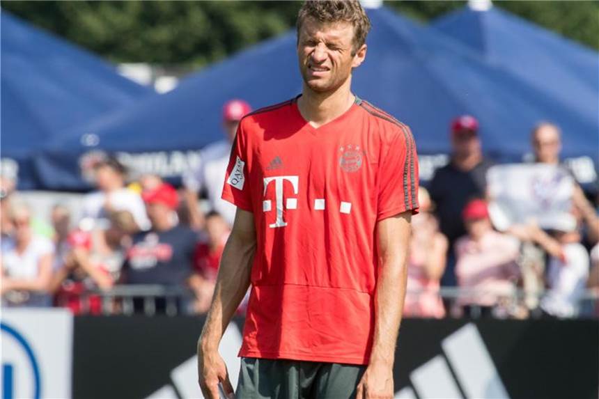 Zehn Jahre Thomas Müller in der Bundesliga: „Lang her“ Am 15. August vor zehn Jahren hatte Thomas Müller beim FC Bayern München seine Bundesliga-Premiere. Foto: Peter Kneffel
