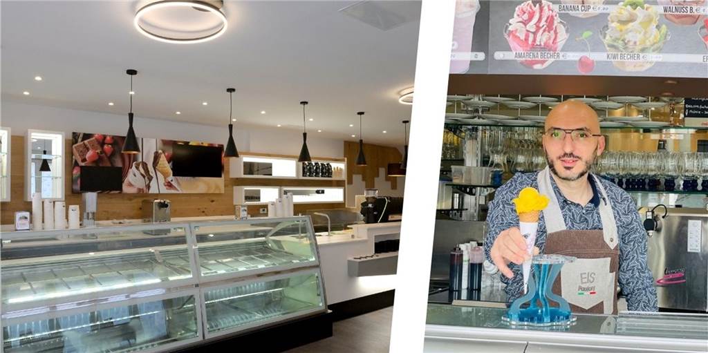 Neue Eisdiele in Lünens City - Eröffnungstermin steht jetzt fest Am 18. Mai werden diese Eis-Vitrinen gut gefüllt sein. Denn dann öffnet die Lüner Filiale der Eisfactory.