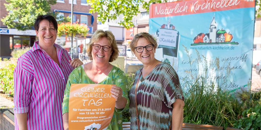 Natürlich Kirchhellen lädt zum „kleinen Kirchhellen-Tag“ Die Pläne für den Tag stellten die Vorstandsmitglieder des Vereins Natürlich Kirchhellen Claudia Siebeker, Maria Beusing und Gundis Jansen-Garz vor.