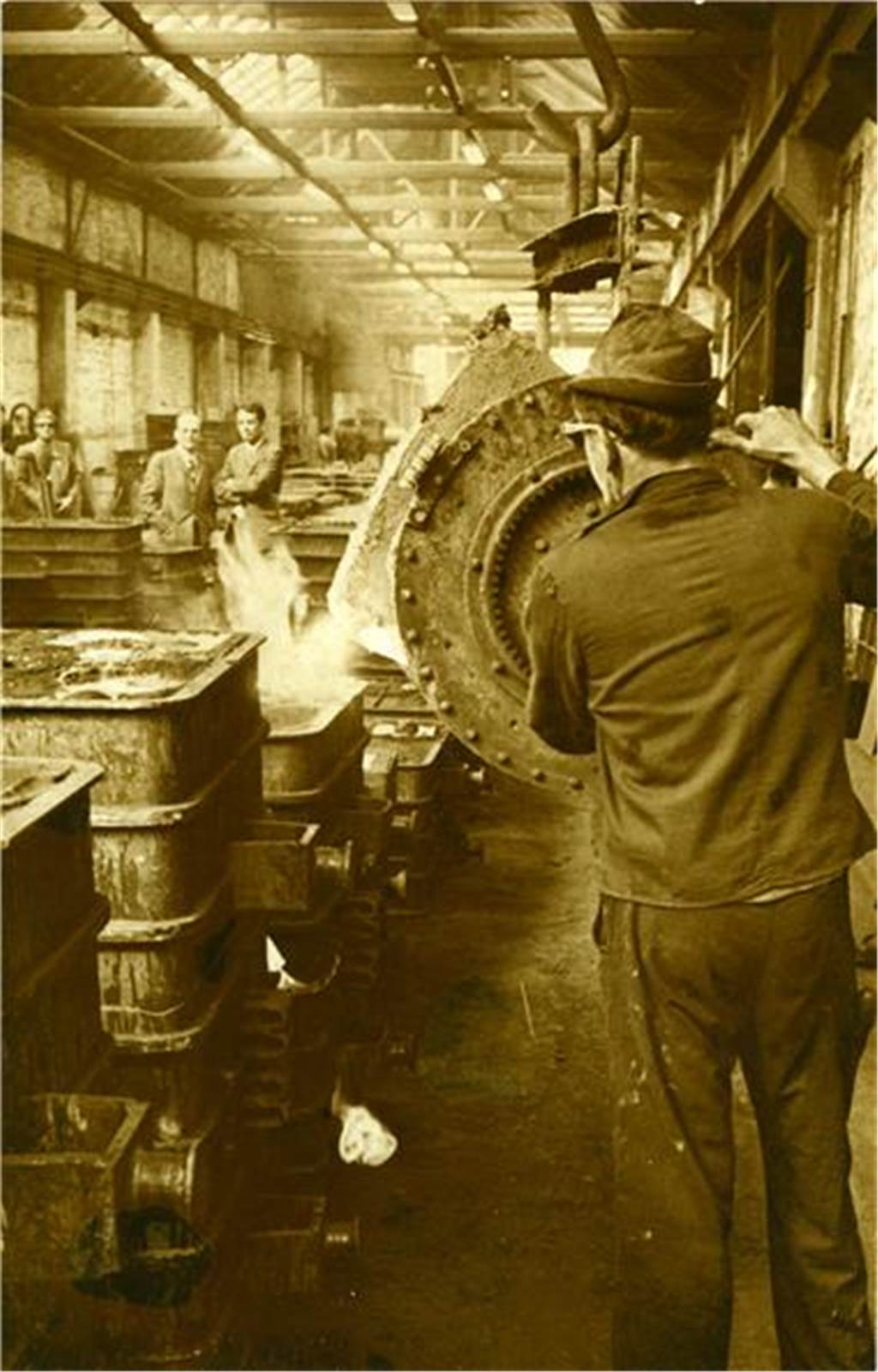 Am 23. März 1973 gab es den letzten Abstich in der Gießerei von Potthoff und Flume an der Dortmunder Straße. 