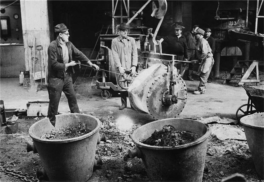 Am 23. März 1973 gab es den letzten Abstich in der Gießerei von Potthoff und Flume an der Dortmunder Straße. 