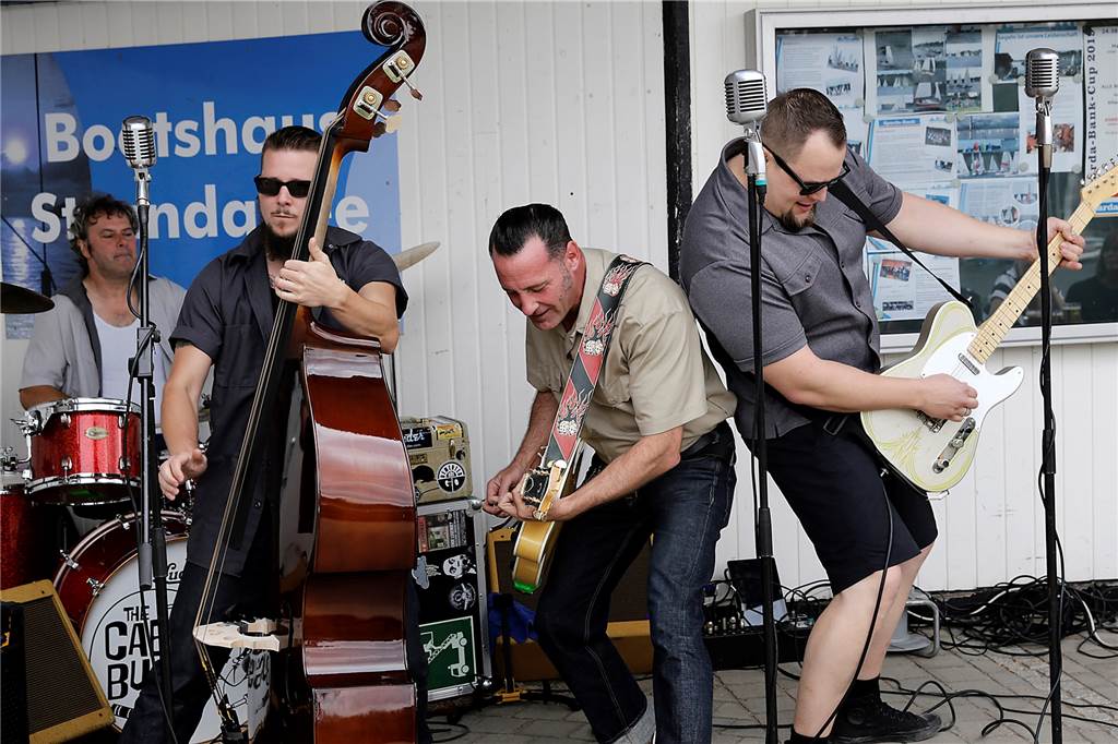 Sommer-am-See Konzerte gehen in die sechste Runde - mit Verspätung Am 8. August bringen die Cable Bugs wieder ihren Rockabilly-Sound zum Sommer am See.