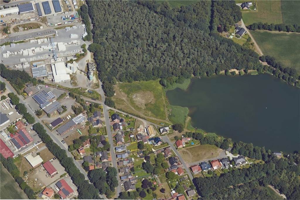 Platz für Häuslebauer: Hier entstehen Baugrundstücke in Heek Am alten Baggersee sind auf der Freifläche am Westufer ebenfalls Baugrundstücke geplant.