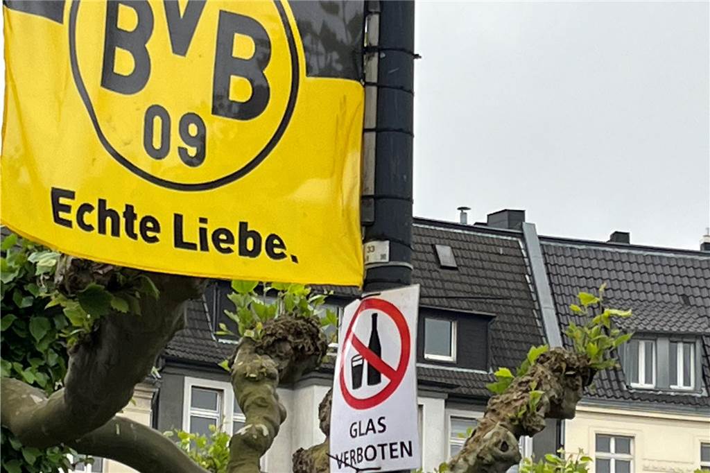 Am Borsigplatz laufen die Vorbereitungen.