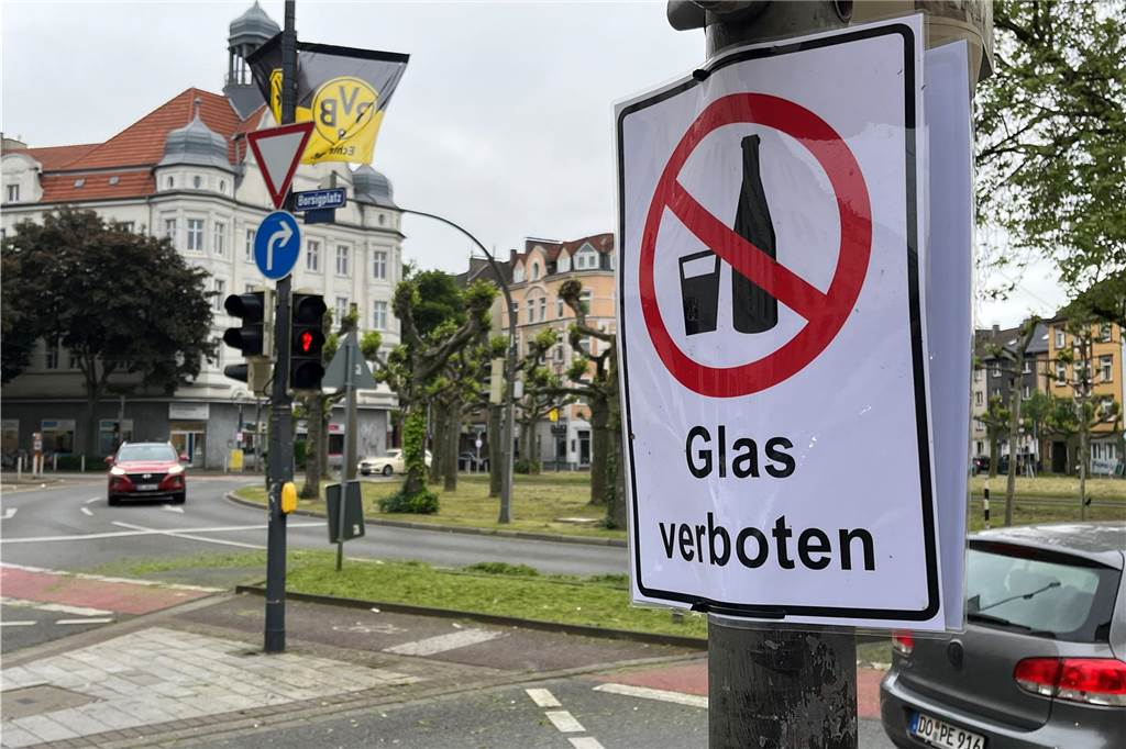 Am Borsigplatz laufen die Vorbereitungen.