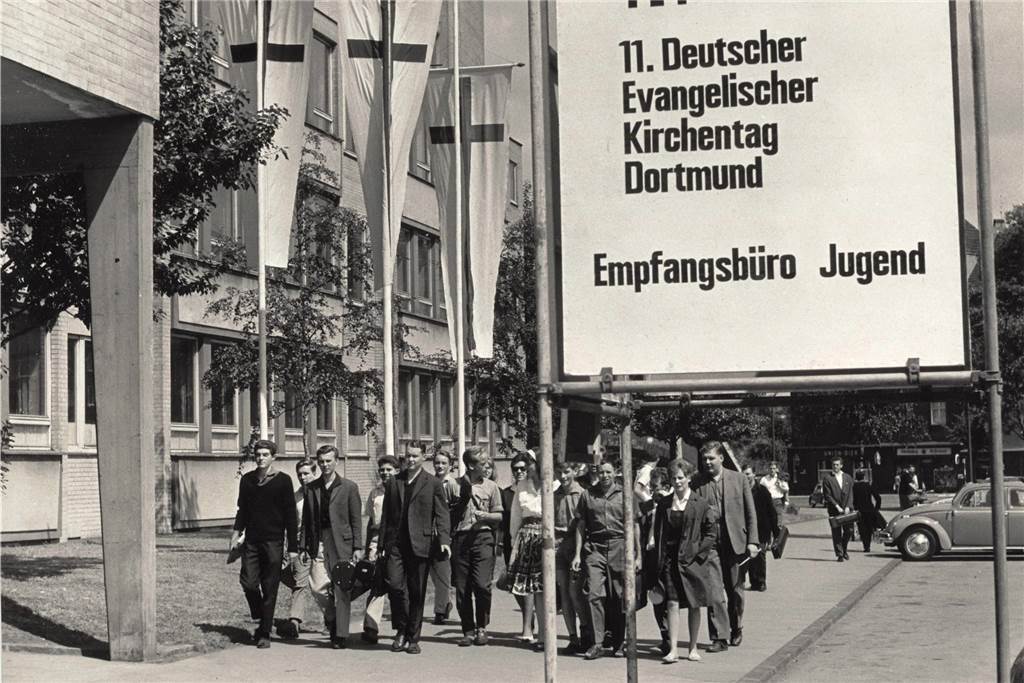 Kirchentage in Dortmund: Aller guten Dinge sind drei Am Brügmannblock war das Zentrum Jugend angesiedelt.