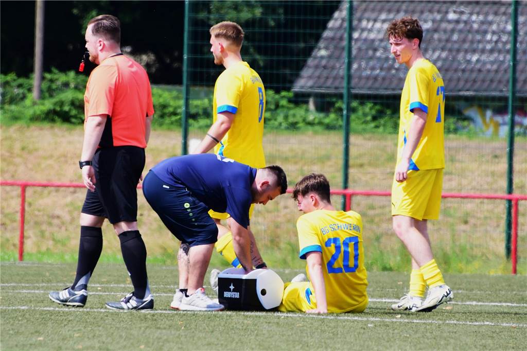 Am Ende deutlich mit 7:0 setzte sich die Spvg Schwerin im Testspiel bei den SF Habinghorst/Dingen (Kreisliga A) durch.