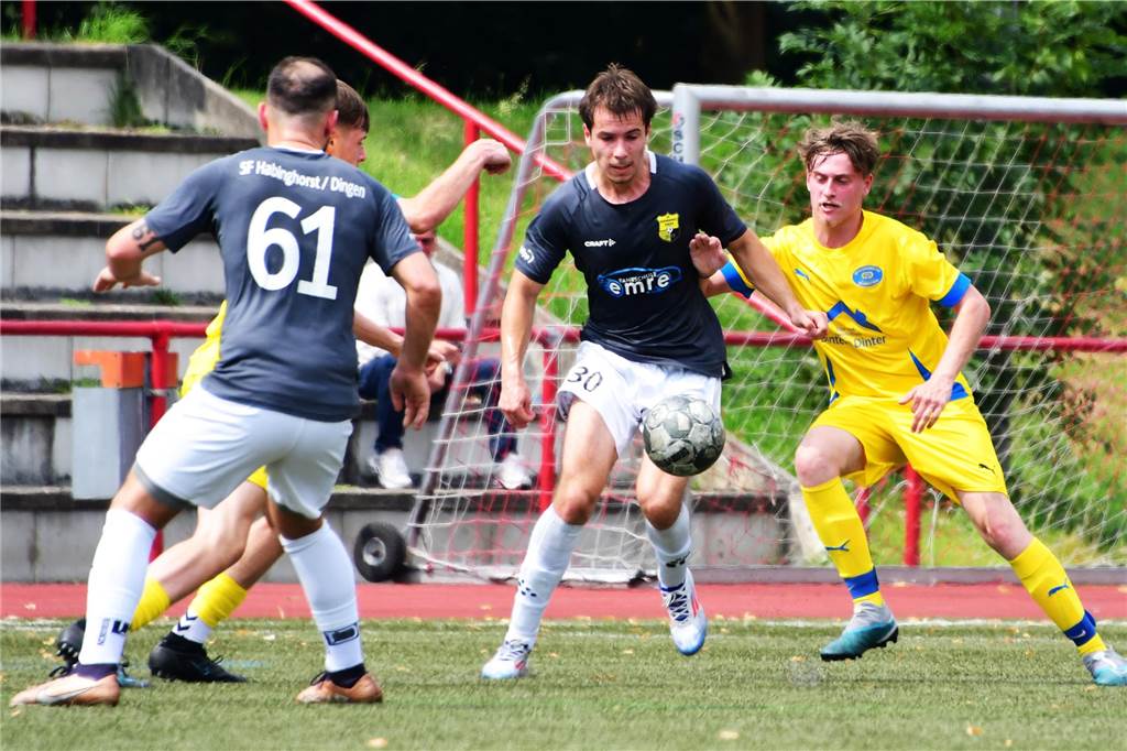 Am Ende deutlich mit 7:0 setzte sich die Spvg Schwerin im Testspiel bei den SF Habinghorst/Dingen (Kreisliga A) durch.