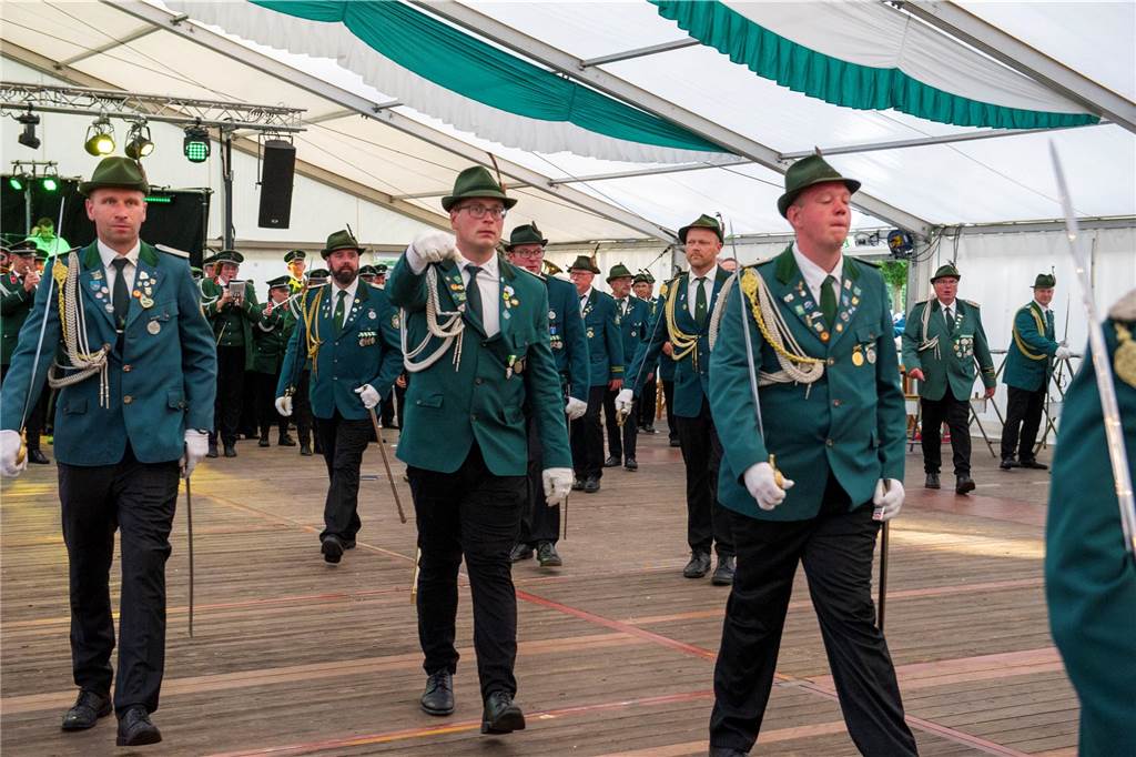 Am Freitagabend hat der Schützenball in Flaesheim stattgefunden.