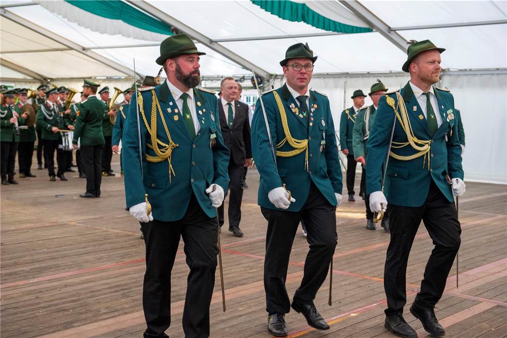 Am Freitagabend hat der Schützenball in Flaesheim stattgefunden.