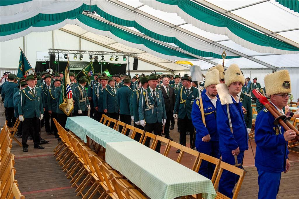 Am Freitagabend hat der Schützenball in Flaesheim stattgefunden.