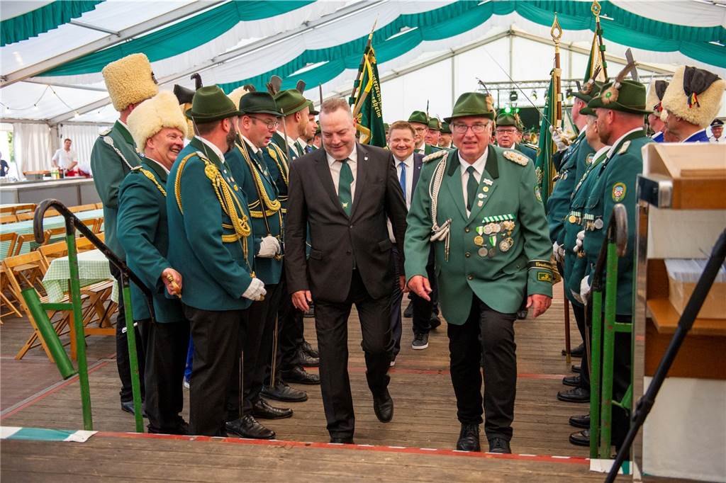 Am Freitagabend hat der Schützenball in Flaesheim stattgefunden.