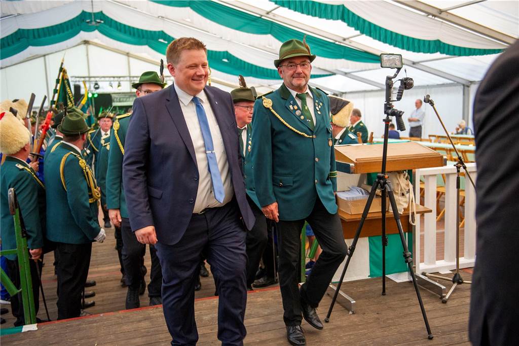Am Freitagabend hat der Schützenball in Flaesheim stattgefunden.