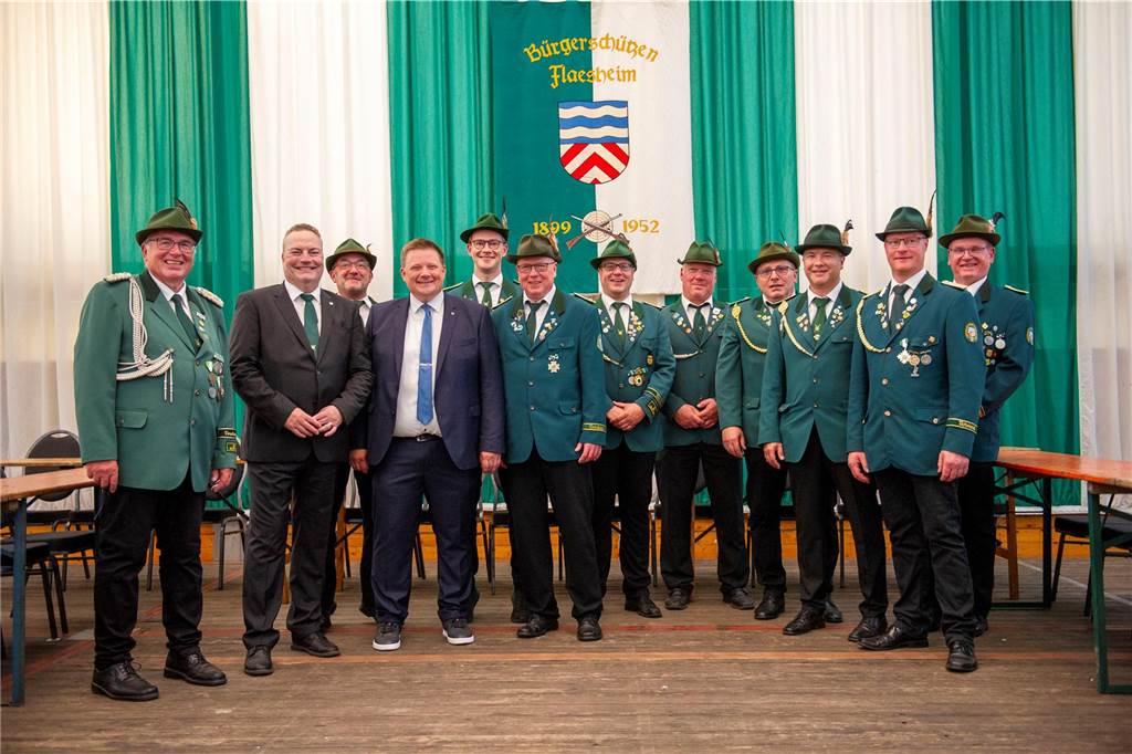 Am Freitagabend hat der Schützenball in Flaesheim stattgefunden.