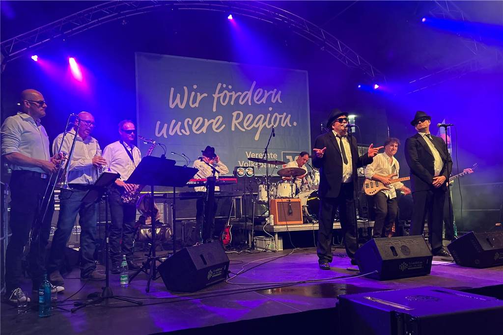 Am Freitagabend waren die Fantabulous Blues Brothers der Hauptact.