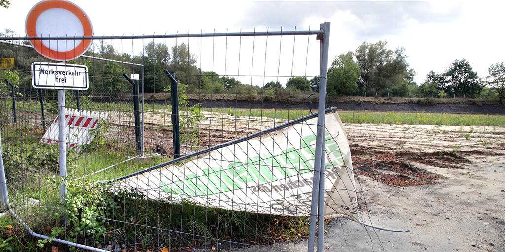 An der Wasserwerkstraße wollte der Lippeverband bauen - warum tut sich nichts? Am geplanten Bauhof des Lippeverbandes an der Wasserwerkstraße tut sich noch nichts.