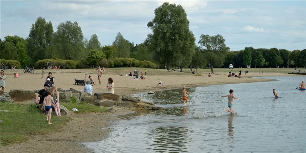 Am Horstmarer See wurde zuletzt eine erhöhte Konzentration von Blaualgen festgestellt.