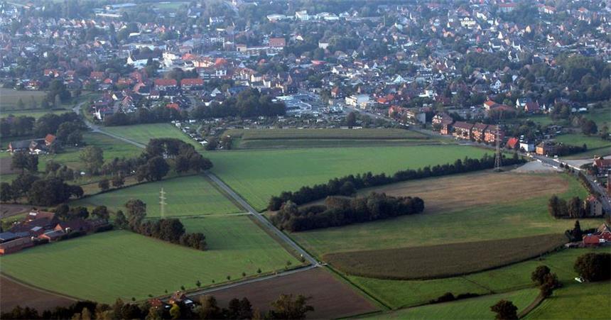 Baugebiet Kreuzkamp West wird Gericht beschäftigen Am Kreuzkamp West. Hier soll das Neubaugebiet entstehen.