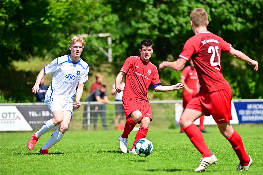 Fußballkreis RE veröffentlicht Kreisliga-Staffeleinteilung Am letzten Spieltag der vorletzten Saison stiegen Thomas Fritzsche (r.) und Concordia Flaesheim dank eines Sieges gegen den SV Hochlar in die Bezirksliga auf. Zukünftig treffen beide Teams wieder in der A2 aufeinander.
