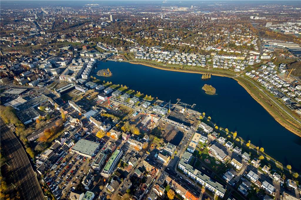 Das hat sich 2019 auf den größten Baustellen in Dortmund getan Am Phoenix-See füllen sich die letzten Baulücken.