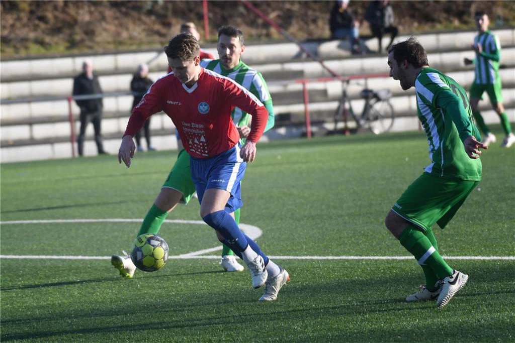 Am Sonntag, 2. Februar, gab es zahlreiche Testspiele in der Wintervorbereitung für den Rückrundenstart in Castrop-Rauxel.