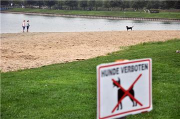 Am Strand des Seeparks gilt Hundeverbot. Doch nicht alle halten sich daran. 