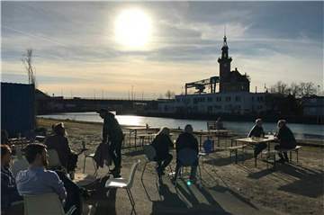 Am „Umschlagplatz“ direkt am Hafen wird das Jazz-Festival stattfinden.