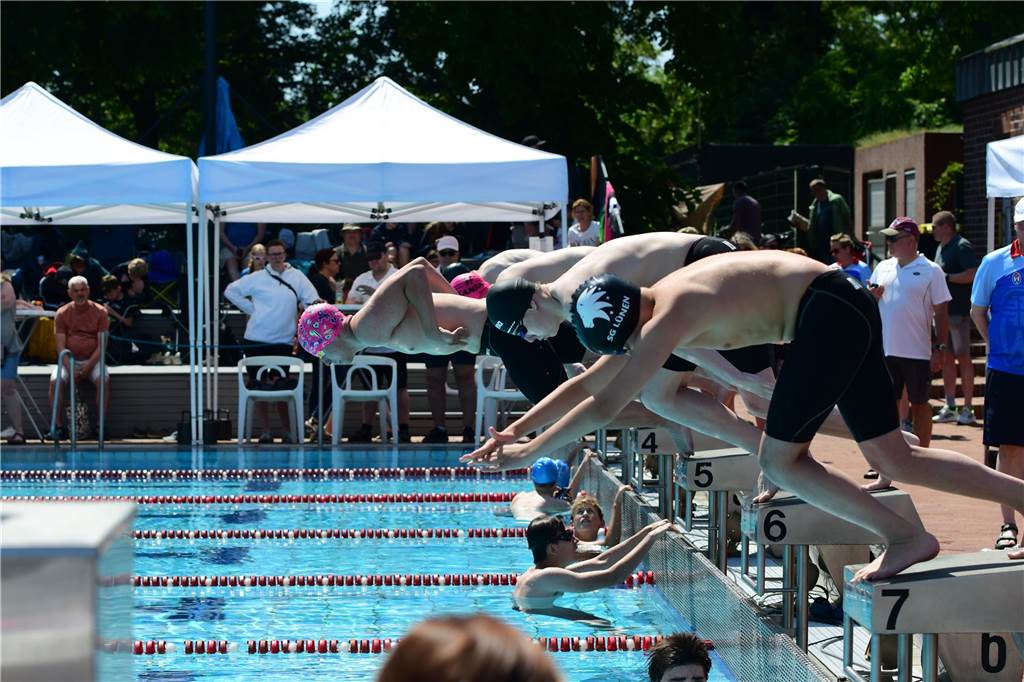 Am Wochenende fand zum 22. Mal das Salinenschwimmfest in Werne statt. Ausrichter waren wieder die TV Werne Wasserfreunde.