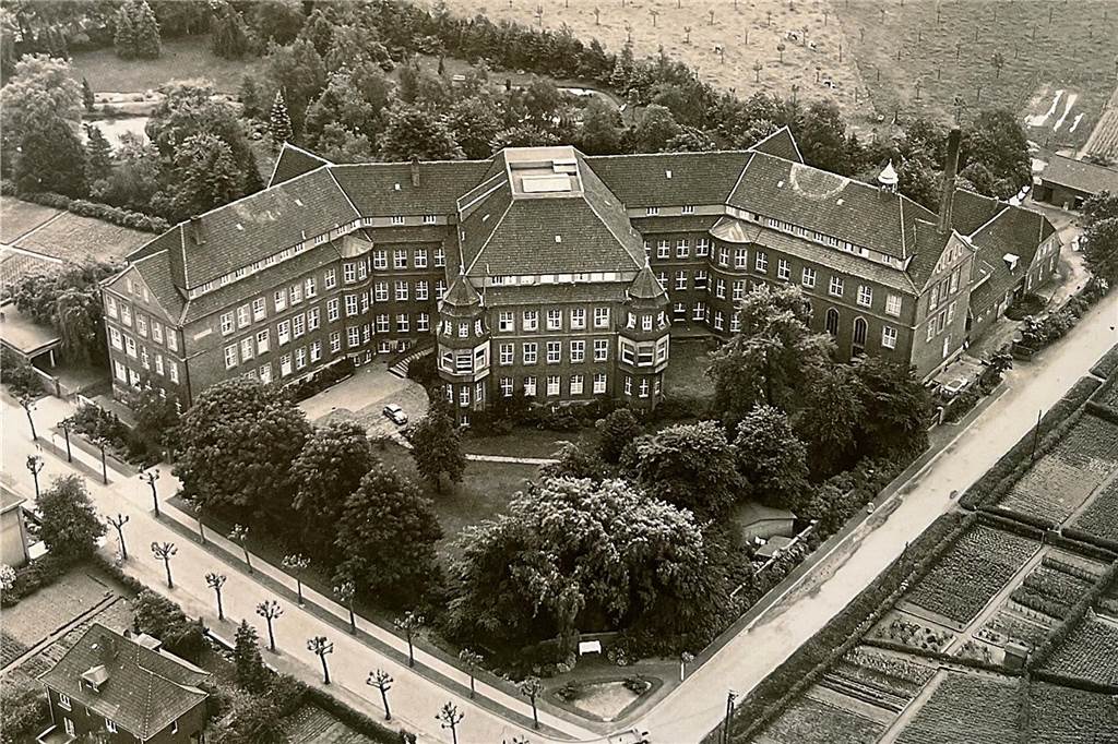 So sah das Krankenhaus an der Burgstraße aus.