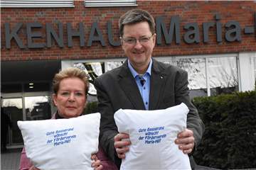 An der Spitze des Fördervereins haben sich Rosemary Klatt und Claus Zumbusch für das Krankenhaus für das Krankenhaus Maria-Hilf in Stadtlohn stark gemacht. Jetzt wird der Verein aufgelöst.