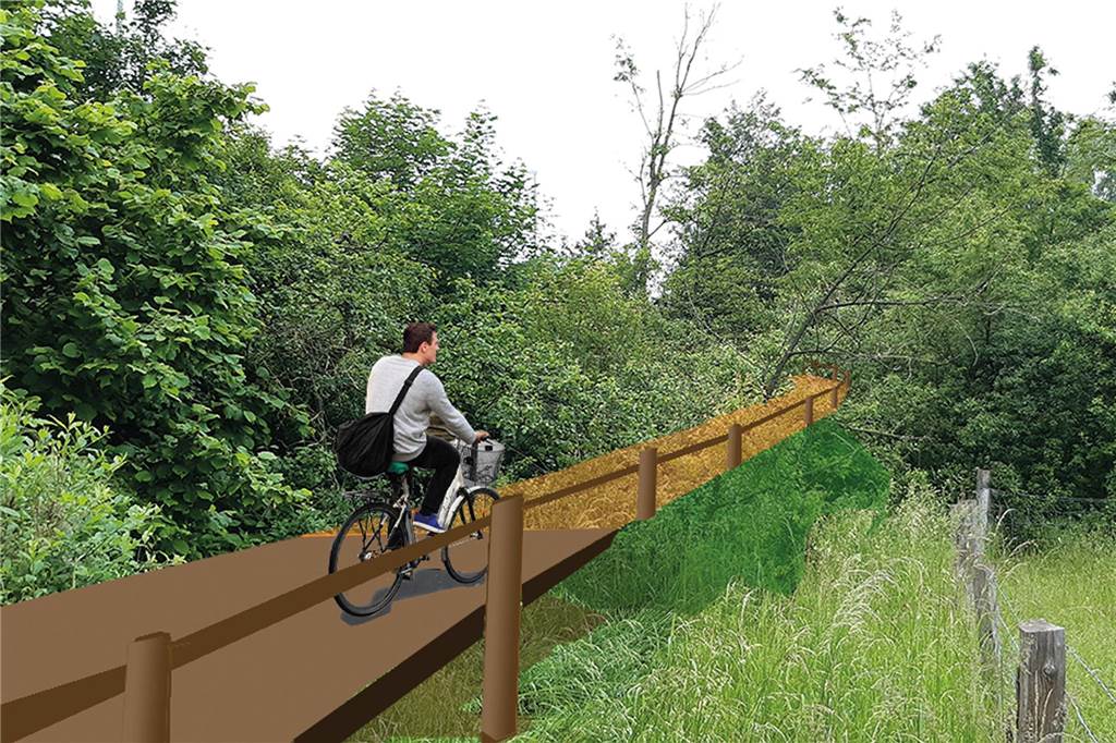 Naturschutzbeirat gegen Stever-Lippe-Passage: Initiative optimistisch An der Wasserwerkstraße auf Höhe der Kläranlage würde die vorgeschlagene Passage enden.