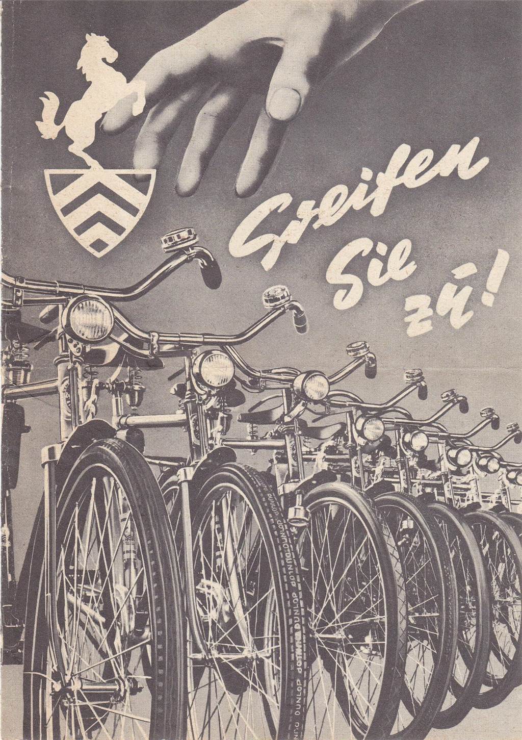 An der Werbung lässt sich der Stellenwert des Fahrrads ablesen.