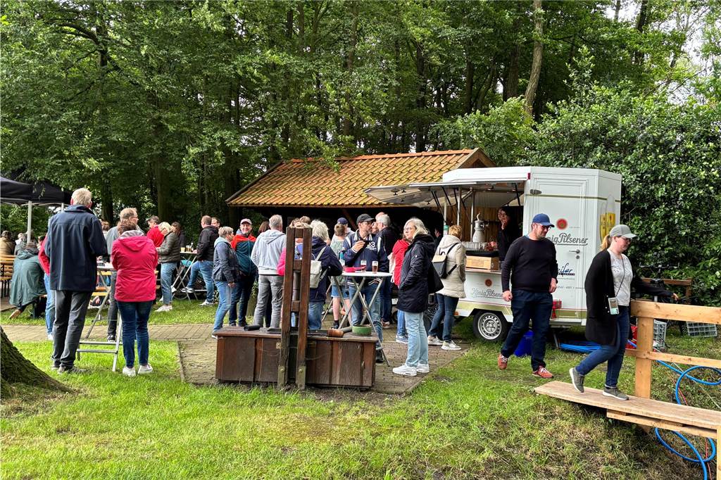 An der Wienkamphütte gab es Fisch zu essen. 