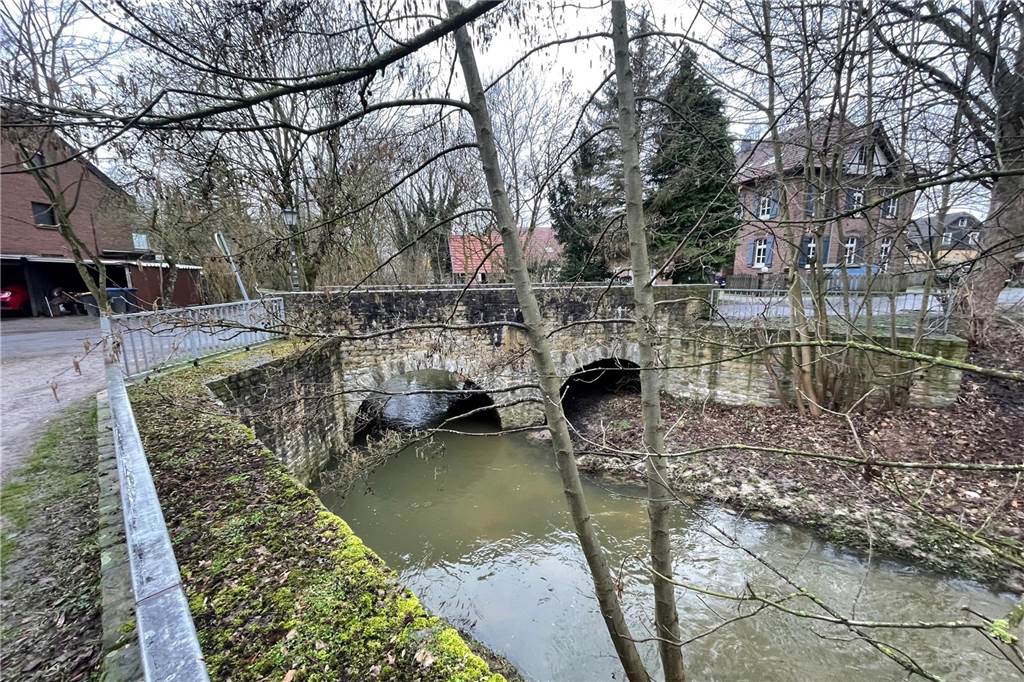 Tragischer Unfall: Mann stürzte vor den Augen der Enkelin in die Horne An dieser Brücke an der Goerdelerstraße hatte die Suche begonnen.