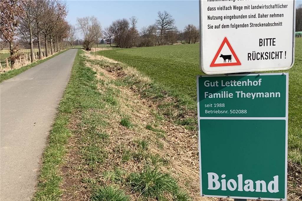 Ruhrtalradweg ab Ostern gesperrt: Aktuell ist auch die Ausweichstrecke blockiert An dieser Stelle wird der Ruhrtalradweg ab Ostern gesperrt. Die Trasse führt hier über privaten Grund.