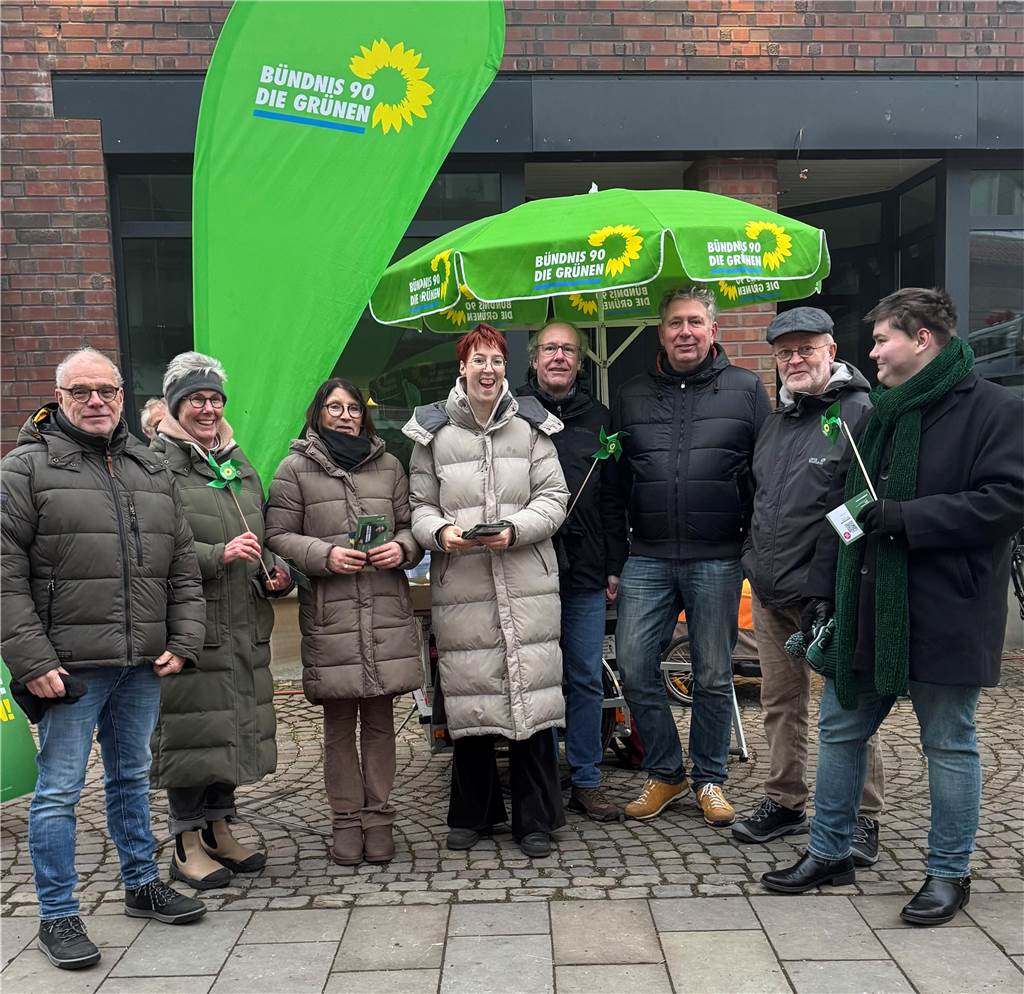 Info-Stand Grüne Kreis Coesfeld