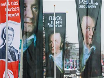 An Richard Wagner und Jean Paul kommt man in Bayreuth nicht vorbei. Foto: David Ebener
